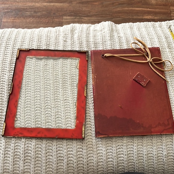 🐉Vintage MCM Mid Century Modern Brass Hanging Dragon Frame Wall Art Decor🐉 - Picture 16 of 16